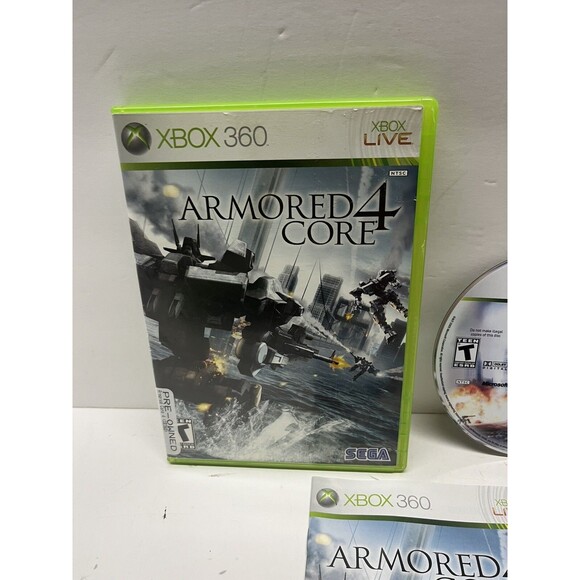 Armored Core 4 (Microsoft Xbox 360, 2007) CIB Complete w/ Manual - Picture 2 of 4
